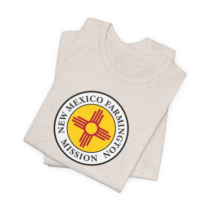New Mexico Farmington Mission State Flag Logo (White Border) T-shirt - Latter-Day Saint LDS Missionary Gift - Book of Mormon