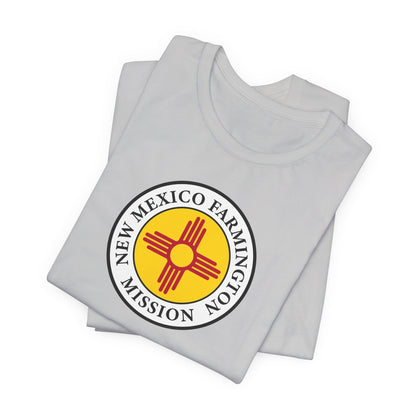 New Mexico Farmington Mission State Flag Logo (White Border) T-shirt - Latter-Day Saint LDS Missionary Gift - Book of Mormon