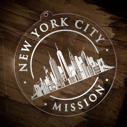 New York New York City Mission Christmas Ornament - Latter-Day Saint LDS Missionary Gift - Book of Mormon