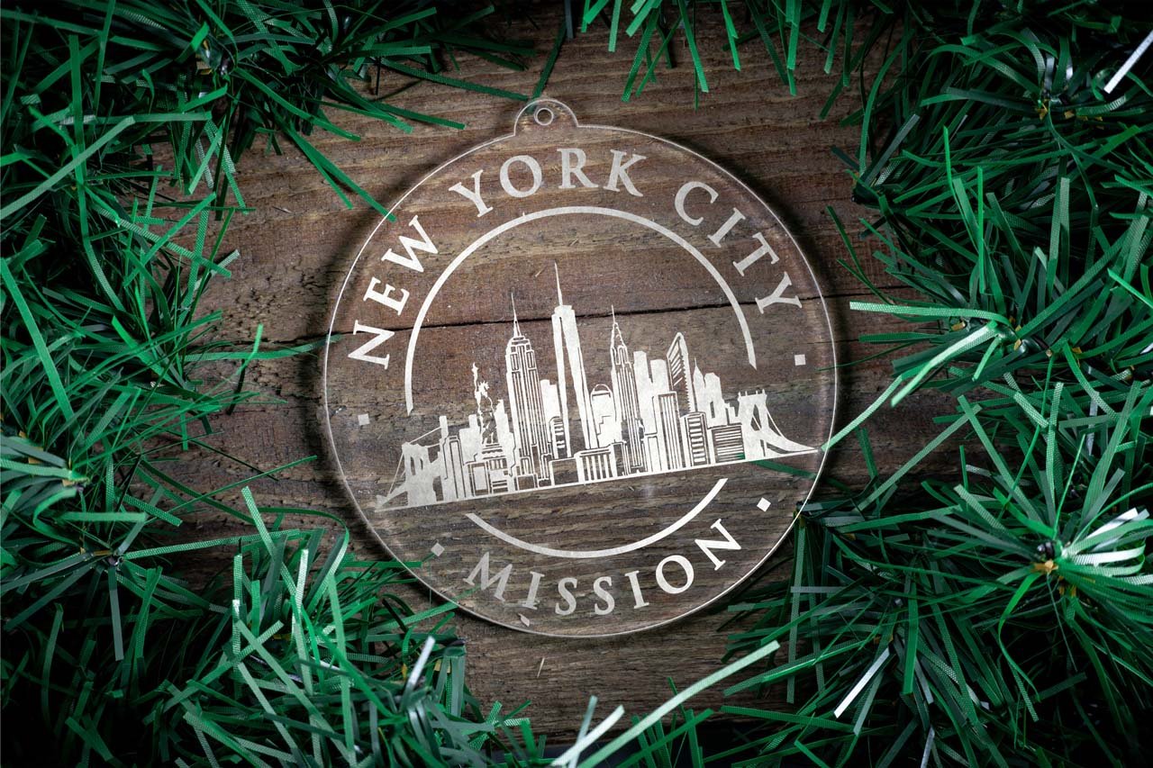 New York New York City Mission Christmas Ornament - Latter-Day Saint LDS Missionary Gift - Book of Mormon