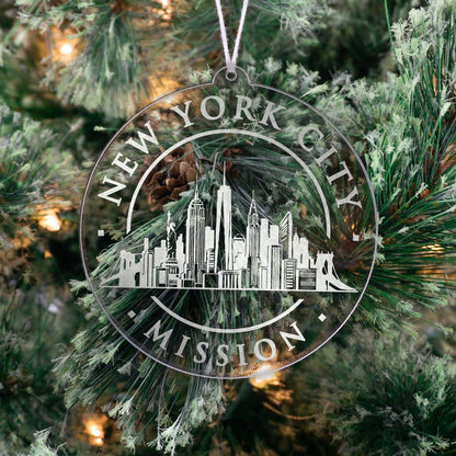 New York New York City Mission Christmas Ornament - Latter-Day Saint LDS Missionary Gift - Book of Mormon