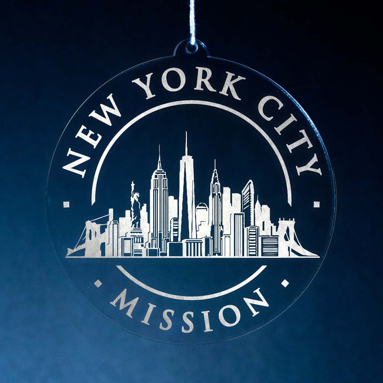 New York New York City Mission Christmas Ornament - Latter-Day Saint LDS Missionary Gift - Book of Mormon