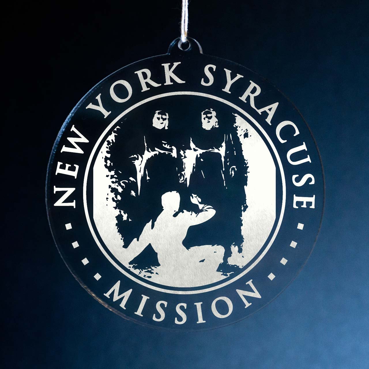 New York Syracuse Mission Christmas Ornament - Latter-Day Saint LDS Missionary Gift - Book of Mormon