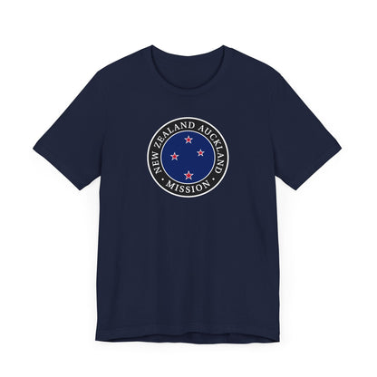 New Zealand Auckland Mission Flag Logo (Black Border) T-shirt - Latter-Day Saint LDS Missionary Gift - Book of Mormon