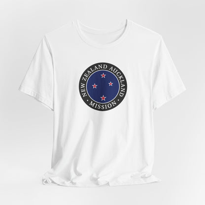 New Zealand Auckland Mission Flag Logo (Black Border) T-shirt - Latter-Day Saint LDS Missionary Gift - Book of Mormon