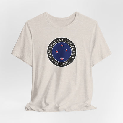 New Zealand Auckland Mission Flag Logo (Black Border) T-shirt - Latter-Day Saint LDS Missionary Gift - Book of Mormon