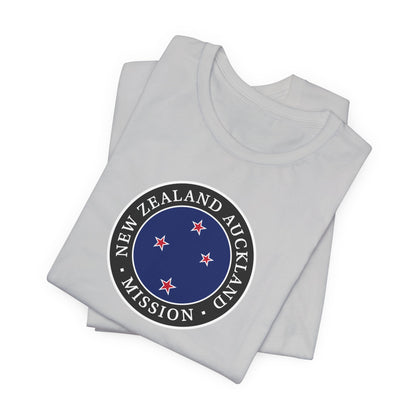 New Zealand Auckland Mission Flag Logo (Black Border) T-shirt - Latter-Day Saint LDS Missionary Gift - Book of Mormon