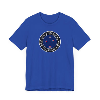 New Zealand Auckland Mission Flag Logo (Black Border) T-shirt - Latter-Day Saint LDS Missionary Gift - Book of Mormon