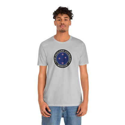New Zealand Auckland Mission Flag Logo (Black Border) T-shirt - Latter-Day Saint LDS Missionary Gift - Book of Mormon