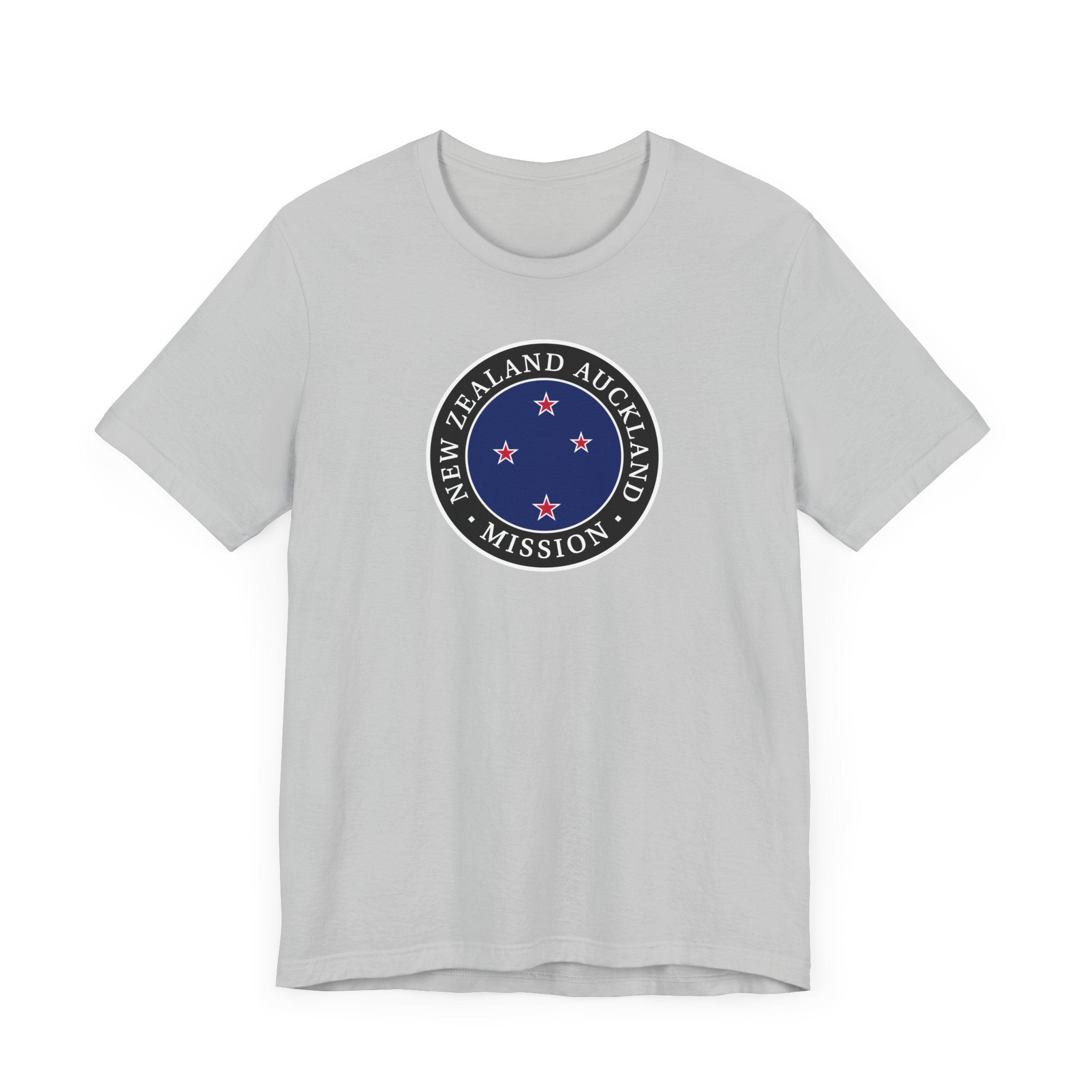 New Zealand Auckland Mission Flag Logo (Black Border) T-shirt - Latter-Day Saint LDS Missionary Gift - Book of Mormon