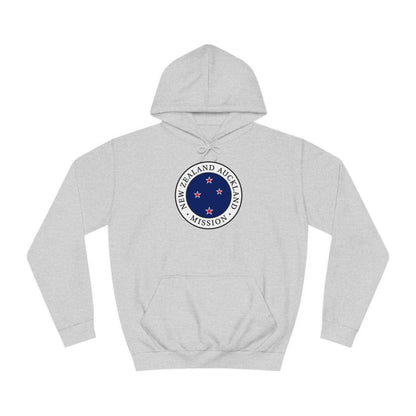 New Zealand Auckland Mission Flag Logo (White Border) College Hoodie - Latter-Day Saint LDS Missionary Gift - Book of Mormon