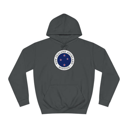 New Zealand Auckland Mission Flag Logo (White Border) College Hoodie - Latter-Day Saint LDS Missionary Gift - Book of Mormon
