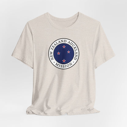New Zealand Auckland Mission Flag Logo (White Border) T-shirt - Latter-Day Saint LDS Missionary Gift - Book of Mormon