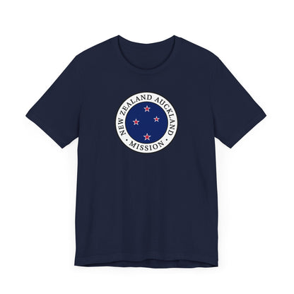 New Zealand Auckland Mission Flag Logo (White Border) T-shirt - Latter-Day Saint LDS Missionary Gift - Book of Mormon