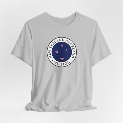 New Zealand Auckland Mission Flag Logo (White Border) T-shirt - Latter-Day Saint LDS Missionary Gift - Book of Mormon
