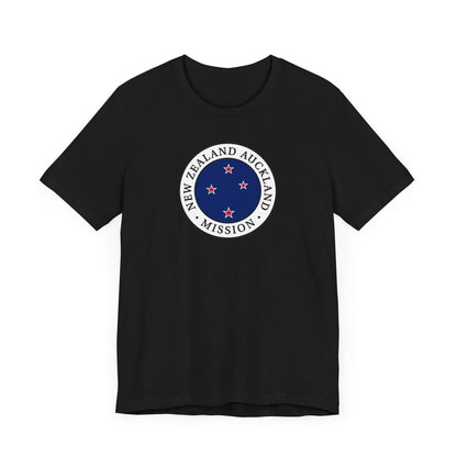 New Zealand Auckland Mission Flag Logo (White Border) T-shirt - Latter-Day Saint LDS Missionary Gift - Book of Mormon