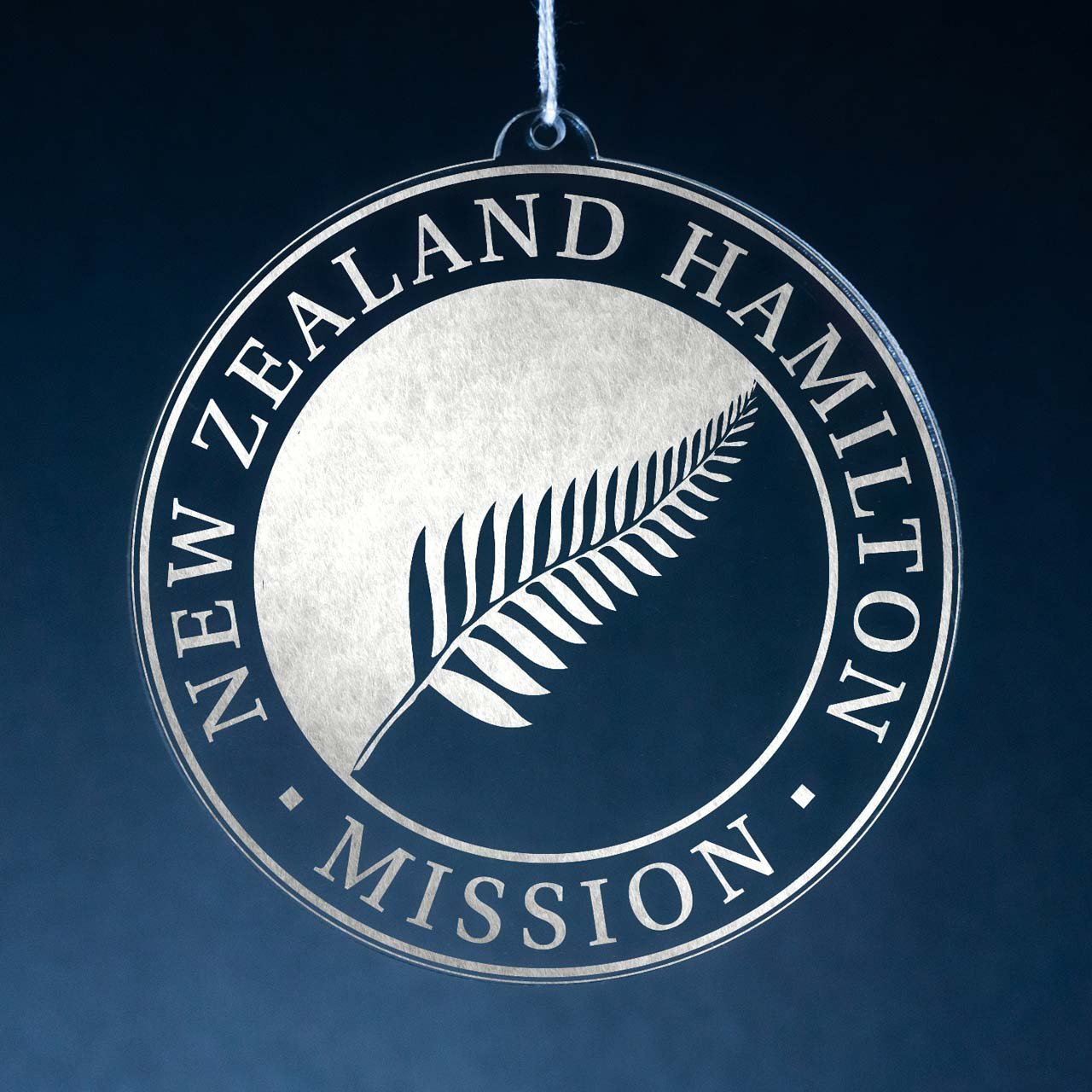 New Zealand Hamilton Mission Christmas Ornament - Latter-Day Saint LDS Missionary Gift - Book of Mormon