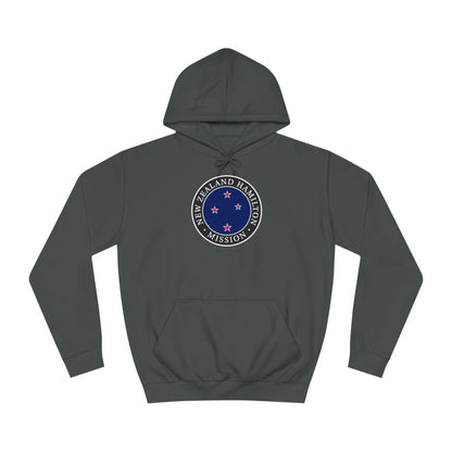 New Zealand Hamilton Mission Flag Logo (Black Border) College Hoodie - Latter-Day Saint LDS Missionary Gift - Book of Mormon