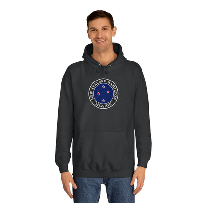 New Zealand Hamilton Mission Flag Logo (Black Border) College Hoodie - Latter-Day Saint LDS Missionary Gift - Book of Mormon