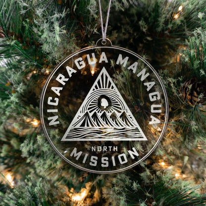 Nicaragua Managua North Mission Christmas Ornament - Latter-Day Saint LDS Missionary Gift - Book of Mormon