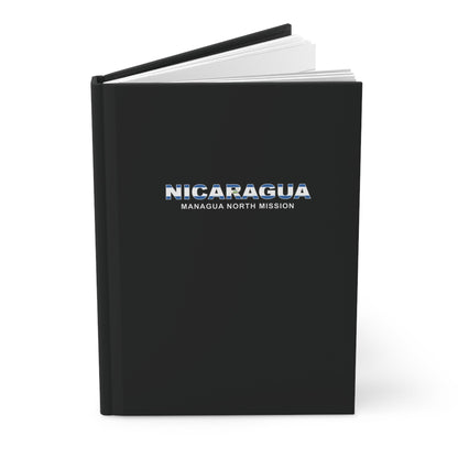 Nicaragua Managua North Mission Flag Title Black Hardcover Journal Matte - Latter-Day Saint LDS Missionary Gift - Book of Mormon