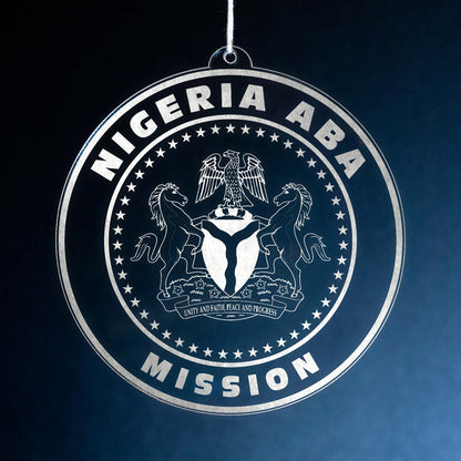 LDS Nigeria Aba Mission Christmas Ornament