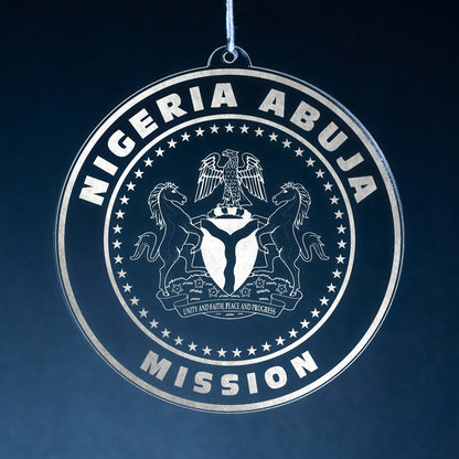 LDS Nigeria Abuja Mission Christmas Ornament