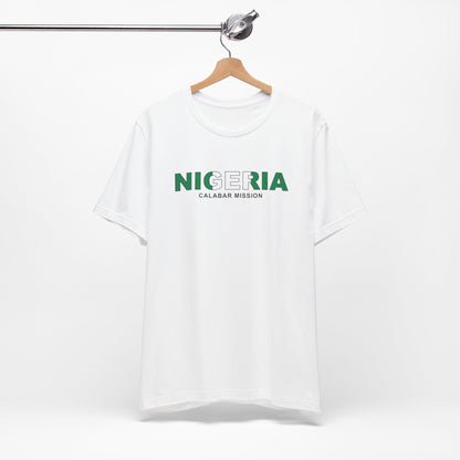 Nigeria Calabar Mission Flag Title T-shirt - Latter-Day Saint LDS Missionary Gift - Book of Mormon