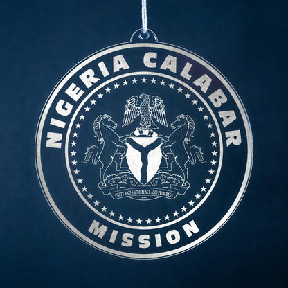 LDS Nigeria Calabar Mission Christmas Ornament