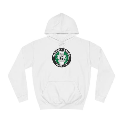 Nigeria Lagos Mission Flag Logo (Black Border) College Hoodie - Latter-Day Saint LDS Missionary Gift - Book of Mormon