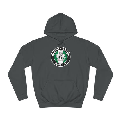 Nigeria Lagos Mission Flag Logo (Black Border) College Hoodie - Latter-Day Saint LDS Missionary Gift - Book of Mormon