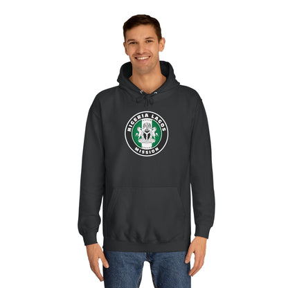 Nigeria Lagos Mission Flag Logo (Black Border) College Hoodie - Latter-Day Saint LDS Missionary Gift - Book of Mormon