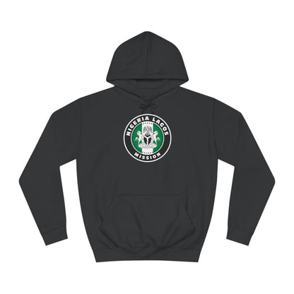 Nigeria Lagos Mission Flag Logo (Black Border) College Hoodie - Latter-Day Saint LDS Missionary Gift - Book of Mormon