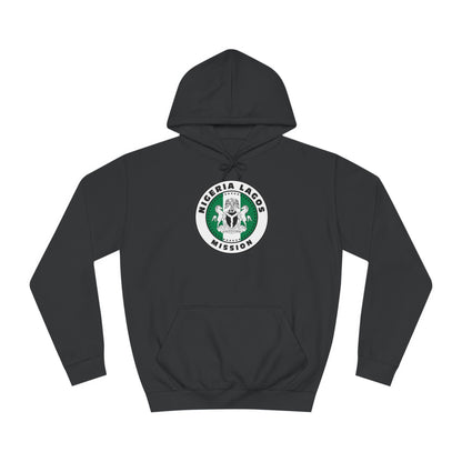 Nigeria Lagos Mission Flag Logo (White Border) College Hoodie - Latter-Day Saint LDS Missionary Gift - Book of Mormon