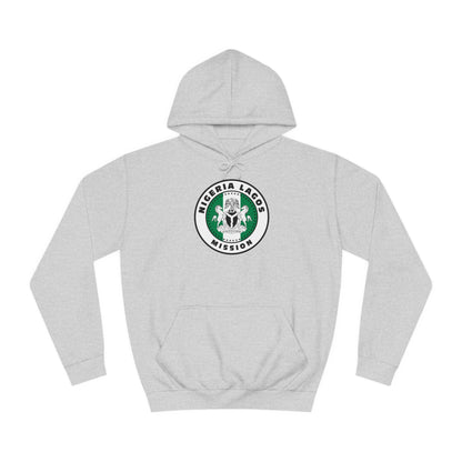Nigeria Lagos Mission Flag Logo (White Border) College Hoodie - Latter-Day Saint LDS Missionary Gift - Book of Mormon