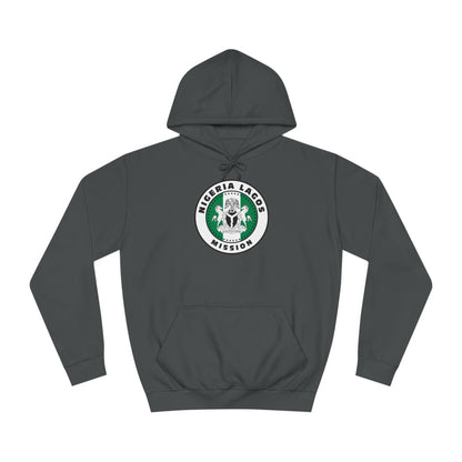 Nigeria Lagos Mission Flag Logo (White Border) College Hoodie - Latter-Day Saint LDS Missionary Gift - Book of Mormon