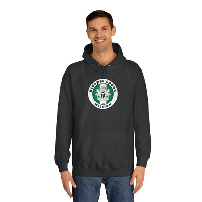 Nigeria Lagos Mission Flag Logo (White Border) College Hoodie - Latter-Day Saint LDS Missionary Gift - Book of Mormon