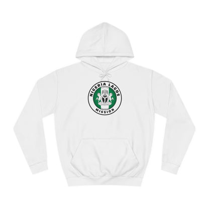 Nigeria Lagos Mission Flag Logo (White Border) College Hoodie - Latter-Day Saint LDS Missionary Gift - Book of Mormon