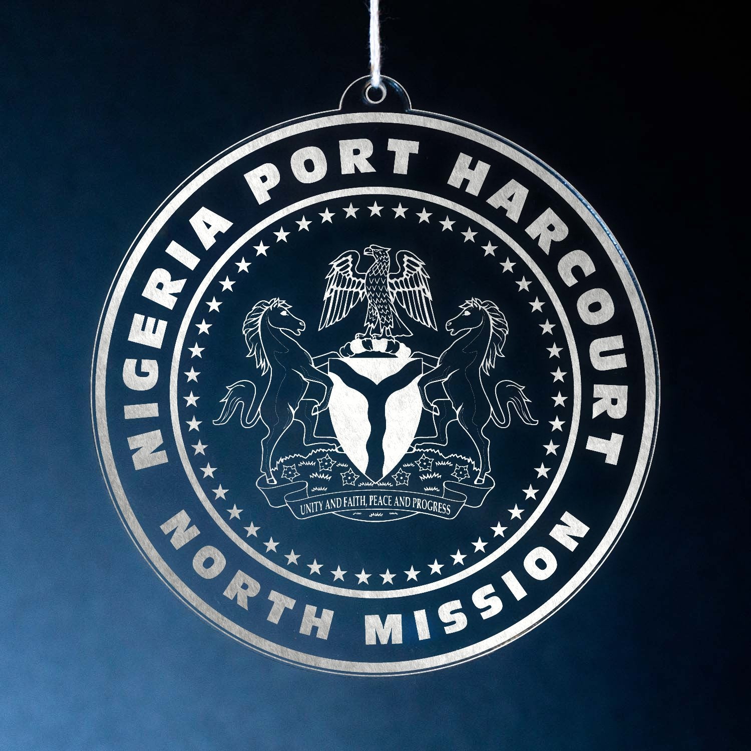 LDS Nigeria Port Harcourt North Mission Christmas Ornament