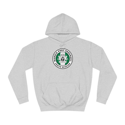Nigeria Port Harcourt South Mission Flag Logo (White Border) College Hoodie - Latter-Day Saint LDS Missionary Gift - Book of Mormon