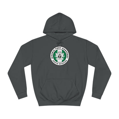 Nigeria Port Harcourt South Mission Flag Logo (White Border) College Hoodie - Latter-Day Saint LDS Missionary Gift - Book of Mormon