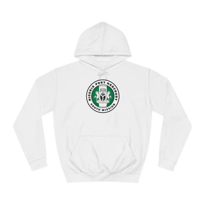 Nigeria Port Harcourt South Mission Flag Logo (White Border) College Hoodie - Latter-Day Saint LDS Missionary Gift - Book of Mormon