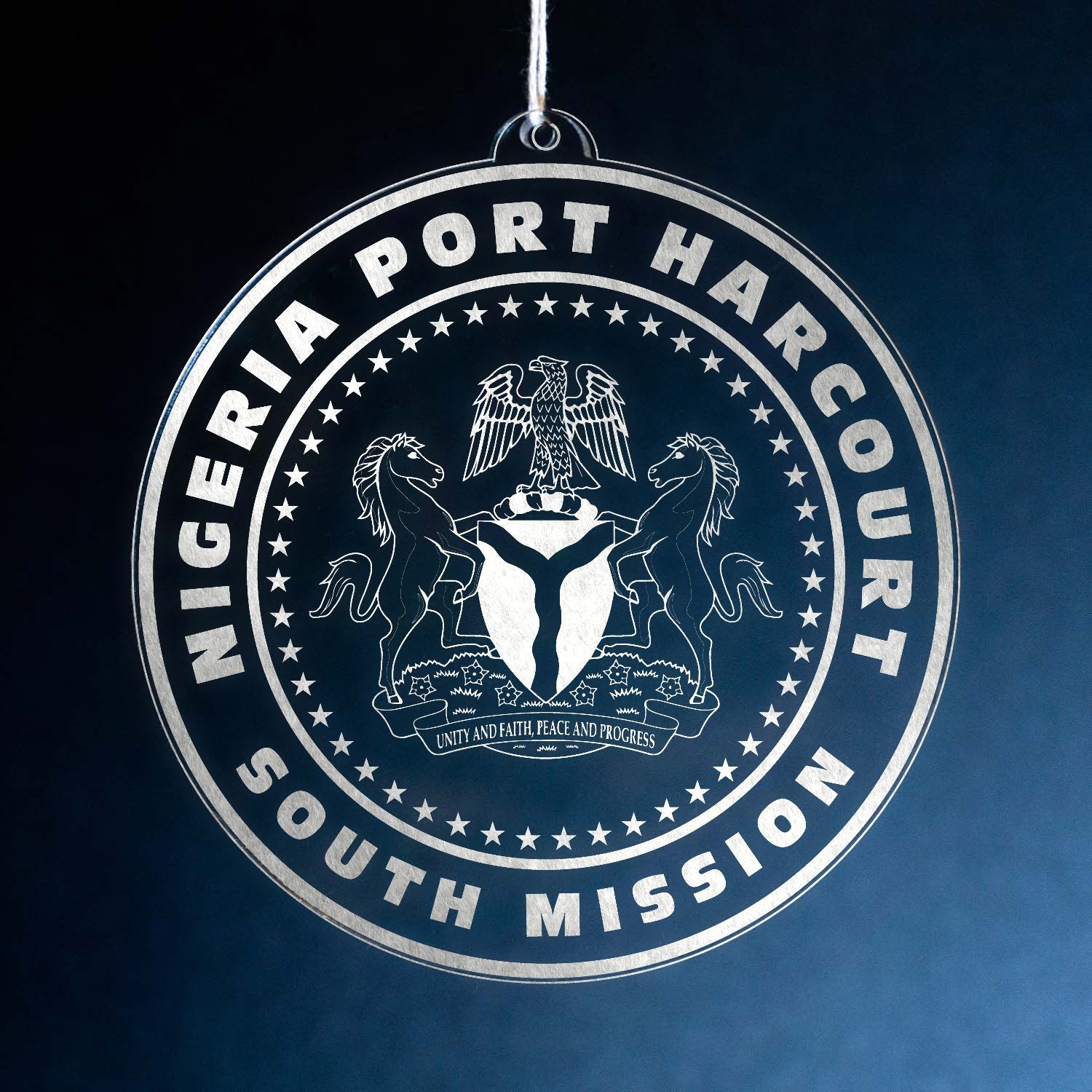 LDS Nigeria Port Harcourt South Mission Christmas Ornament