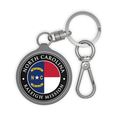 North Carolina Raleigh Mission State Flag Logo Key Tag - Latter-Day Saint LDS Missionary Gift - Book of Mormon
