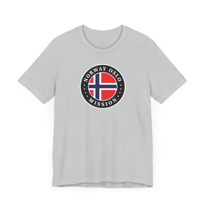 Norway Oslo Mission Flag Logo (Black Border) T-shirt - Latter-Day Saint LDS Missionary Gift - Book of Mormon