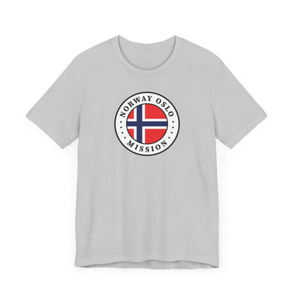 Norway Oslo Mission Flag Logo (White Border) T-shirt - Latter-Day Saint LDS Missionary Gift - Book of Mormon