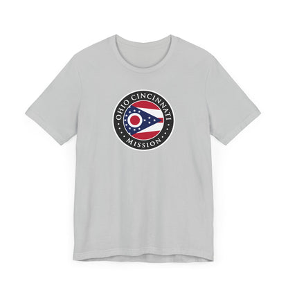 Ohio Cincinnati Mission State Flag Logo (Black Border) T-shirt - Latter-Day Saint LDS Missionary Gift - Book of Mormon