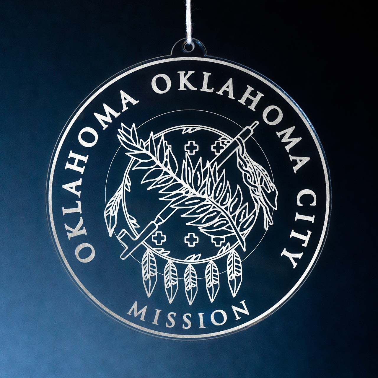 Oklahoma Oklahoma City Mission Christmas Ornament - Latter-Day Saint LDS Missionary Gift - Book of Mormon