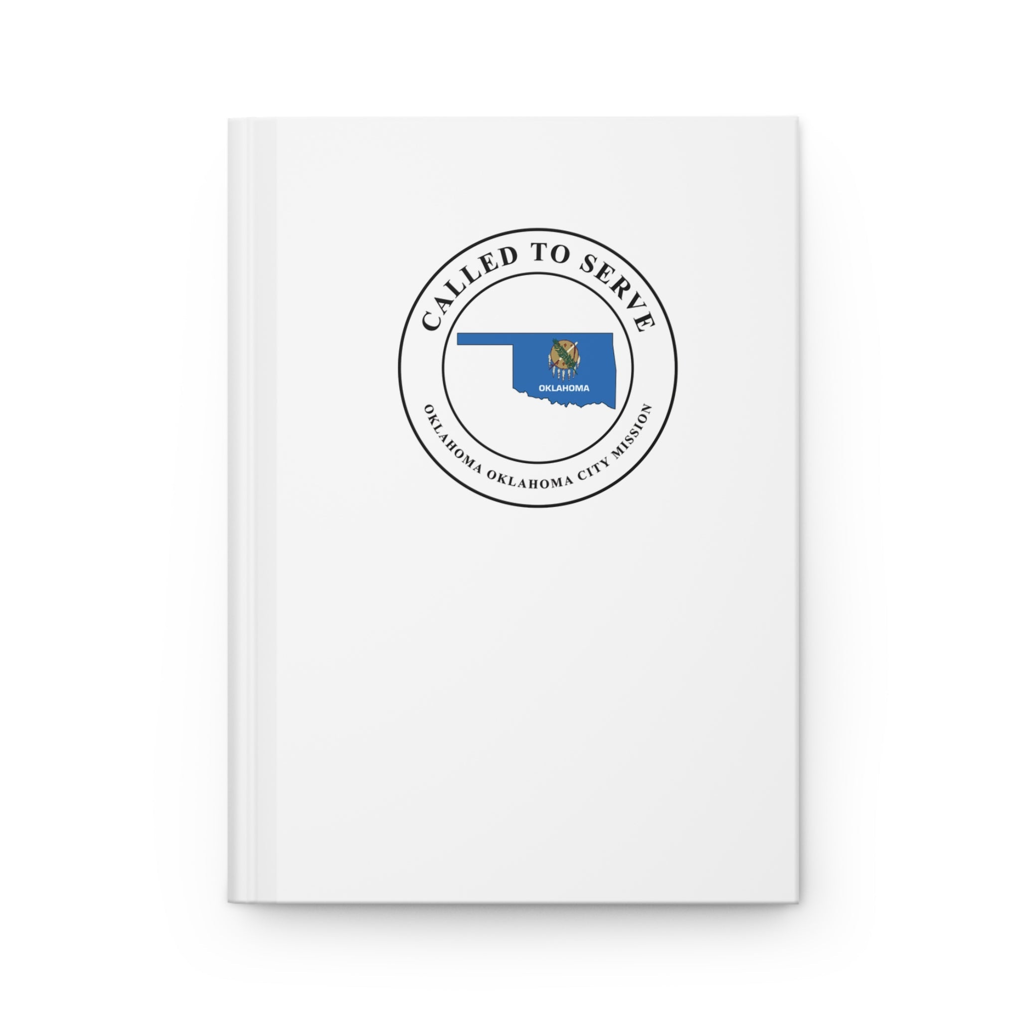 Oklahoma Oklahoma City Mission Flag Map Called to Serve White Hardcover Journal Matte - Latter-Day Saint LDS Missionary Gift - Book of Mormon