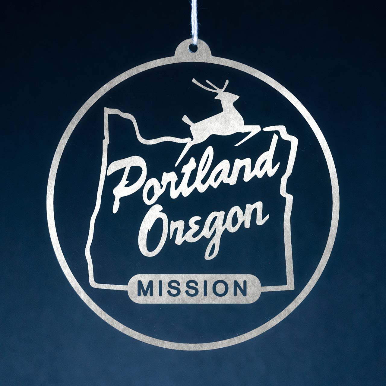 Oregon Portland Mission Christmas Ornament - Latter-Day Saint LDS Missionary Gift - Book of Mormon